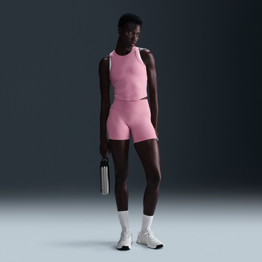 Šortky Nike Nike One High-Waisted 5" Bike Shorts Ružová | FN3211-699, 0