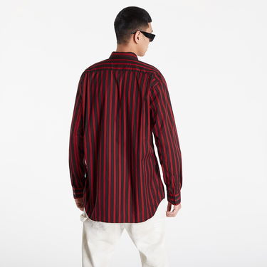 Košeľa Comme des Garçons Shirt Yarn Dyed Stripe Červená | FI-B017, 2