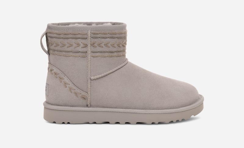 Tenisky a topánky UGG Classic Mini Ritza Boot Šedá | 1170710-CPF, 0