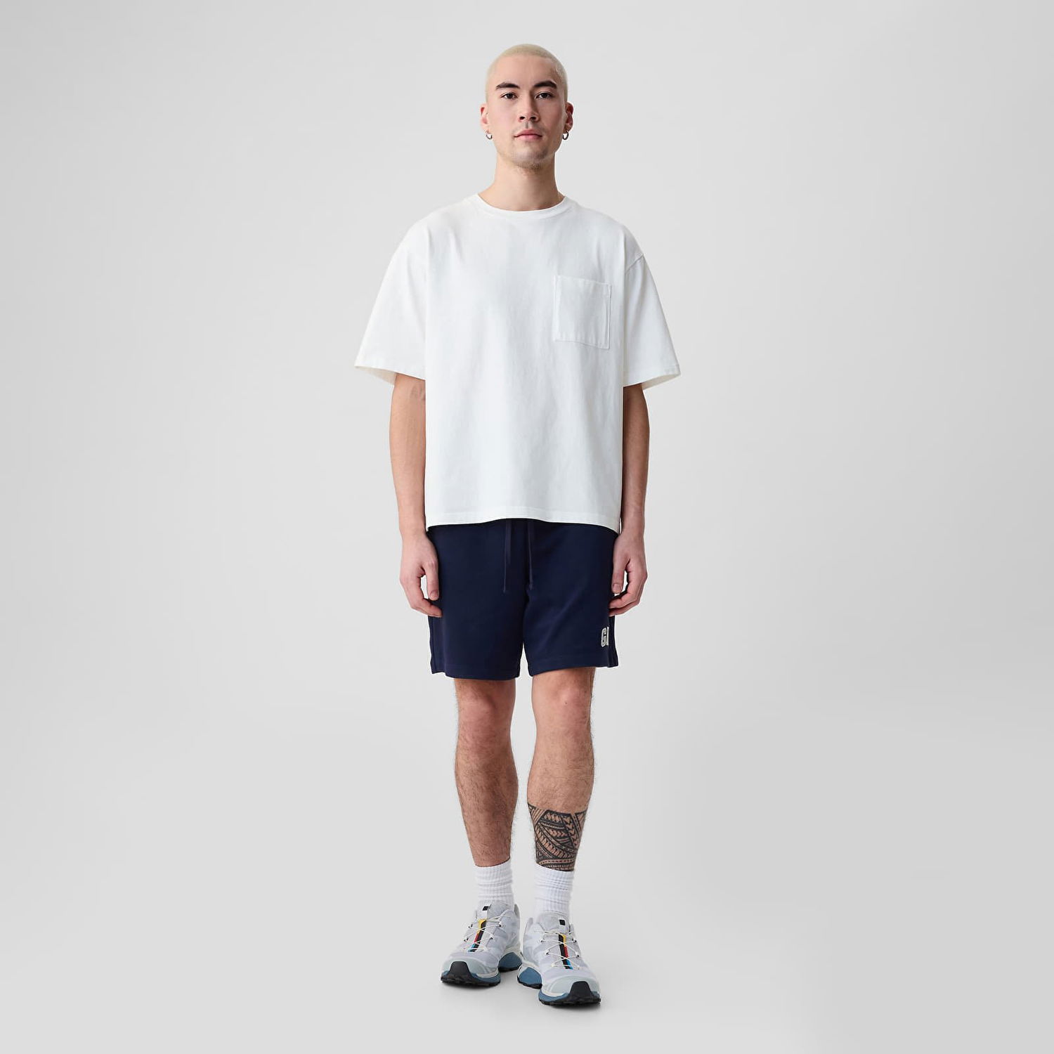 Šortky GAP French Terry Logo Shorts Tapestry Navy Navy | 868464-00, 0