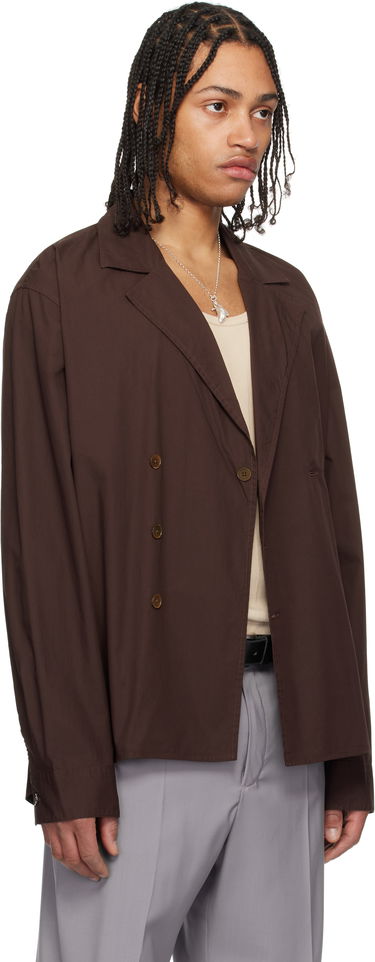 Bunda OUR LEGACY Our Legacy Duo Shirt Jacket Hnedá | M2252DH, 1