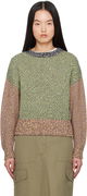 Weekend Max Mara Lola Color-Block Knit Sweater