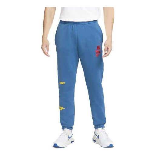 Tepláky Nike Alphabet Logo Printing Drawstring Joggers Modrá | DM6872-407, 0