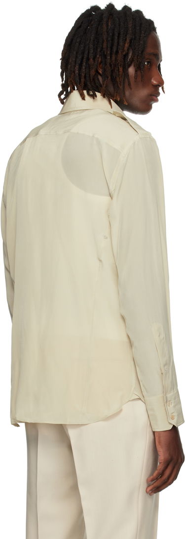 Košeľa Tom Ford TOM FORD Silk Safari Shirt Béžová | HMBC03-SPS86, 2