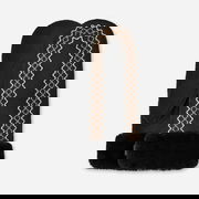 Embroidered Sheepskin Mittens