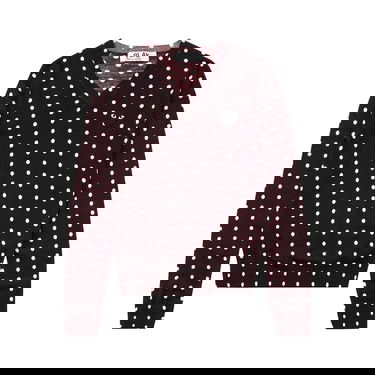 Sveter Comme des Garçons PLAY Polka Dot Crewneck Vínová | az n035 051 3, 1