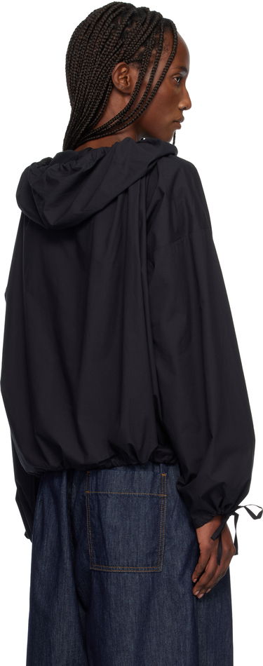 Mikina Baserange Point Drawstring Hooded Blouse Čierna | TSPO-PO-EXWI25, 2