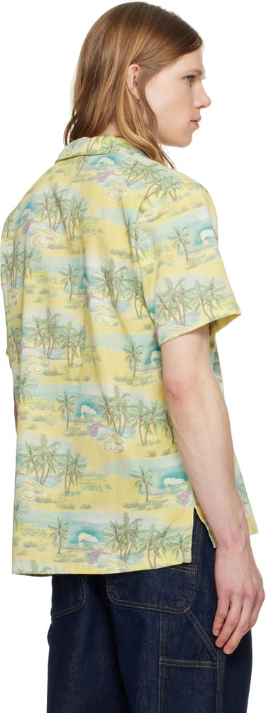 Košeľa Nudie Jeans Nudie Jeans Arvid Pearls Print Shirt Žltá | 140878, 2