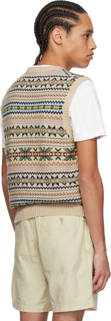 Sveter Polo by Ralph Lauren Polo Ralph Lauren Fair Isle Cotton-Cashmere Vest Béžová | 710961781001, 2
