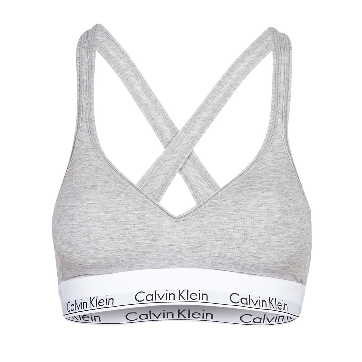 Podprsenka CALVIN KLEIN MODERN COTTON BRALETTE LIFT Šedá | 000QF1654E-020-NOOS, 0