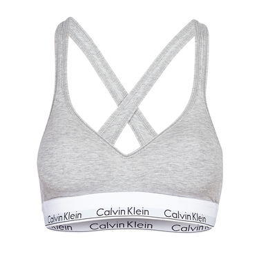 Podprsenka CALVIN KLEIN MODERN COTTON BRALETTE LIFT Šedá | 000QF1654E-020-NOOS, 0