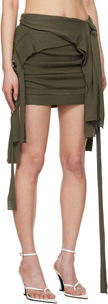 Sukňa Ottolinger Ottolinger Drape Lounge Miniskirt Zelené | 10530020601, 1