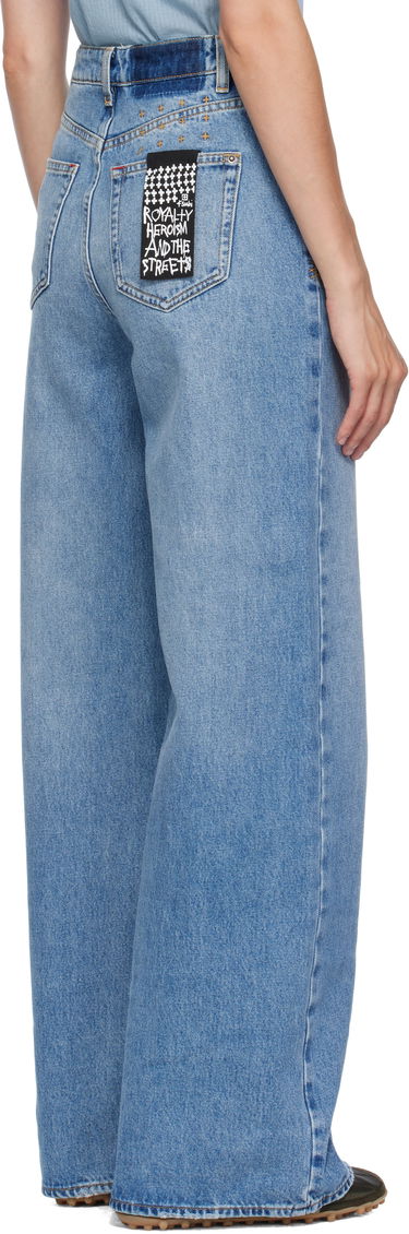 Džínsy Ksubi Baggy Strider Horizon Jeans Modrá | WFA25DJ024, 2