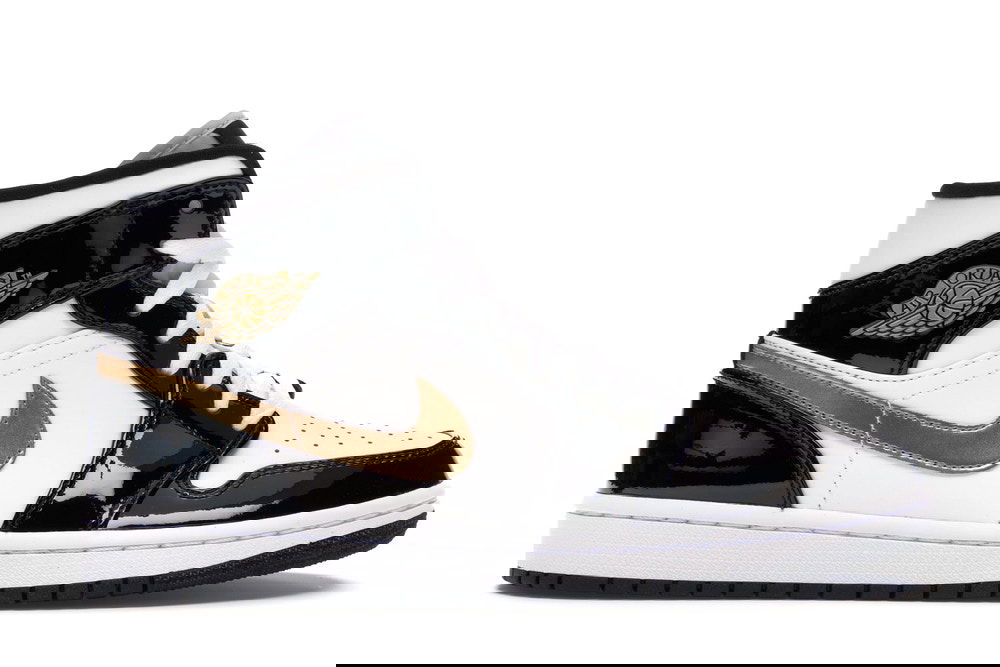 Tenisky a topánky Jordan Air Jordan 1 Mid Patent "Black Gold" Rôznofarebný | 852542-007, 1
