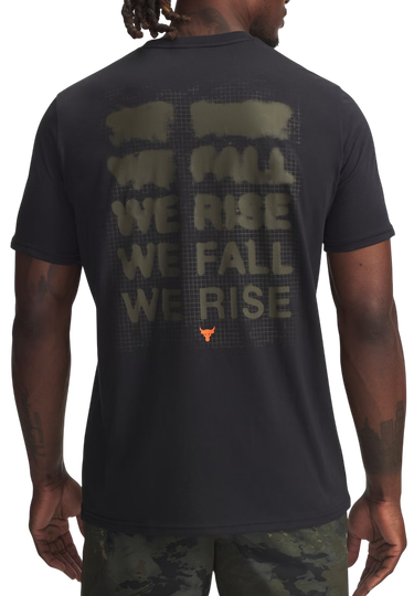 Tričko Under Armour Project Rock Q4 1 Short Sleeve Graphic T-Shirt Čierna | 6005034-002, 2