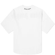 Mock Neck Oversized Logo Tee
