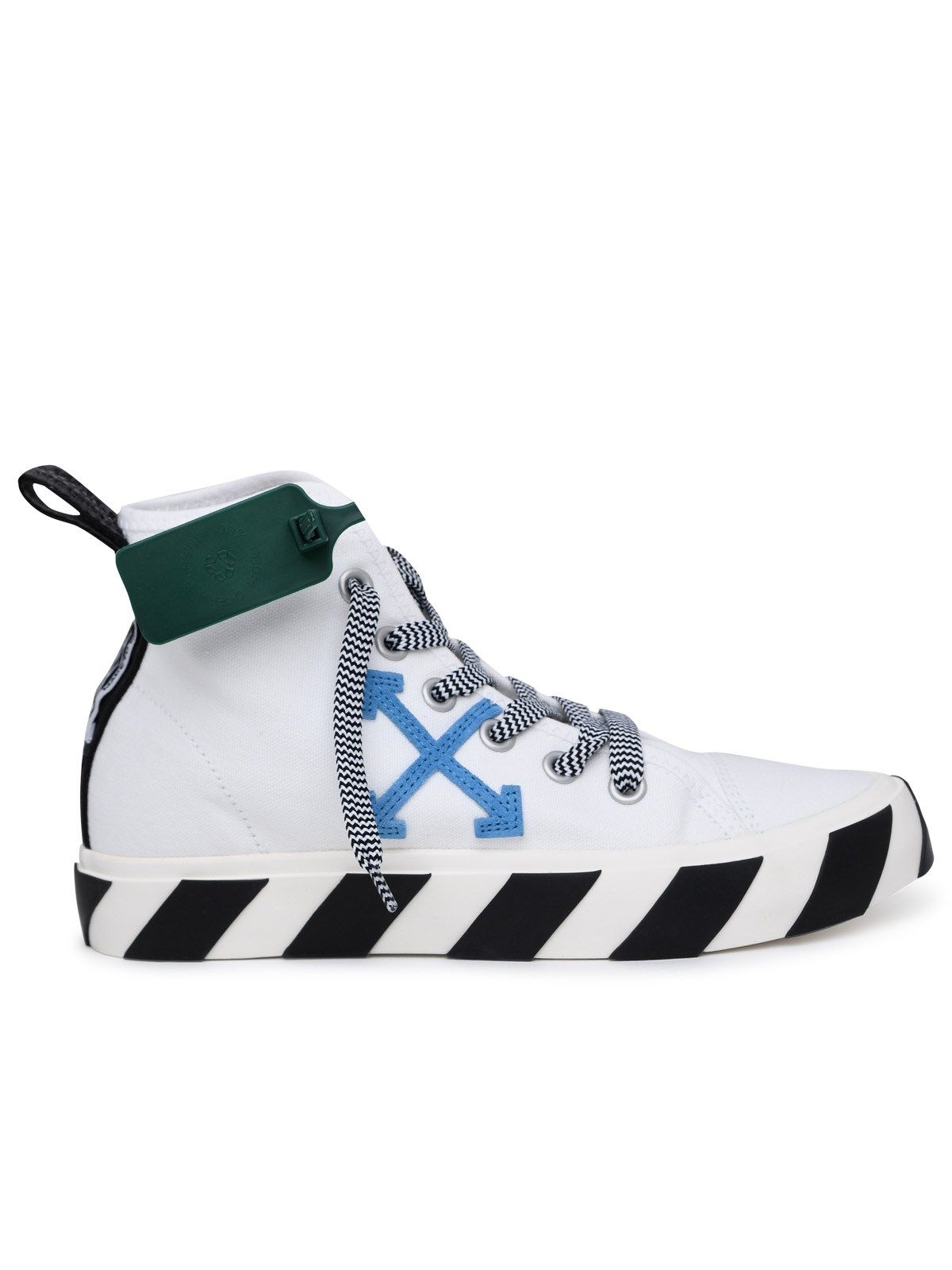 Tenisky a topánky Off-White Mid-Top Vulcanized Canvas "White/Blue" Biela | OMIA119S22FAB0010145, 0