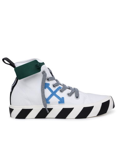 Tenisky a topánky Off-White Mid-Top Vulcanized Canvas "White/Blue" Biela | OMIA119S22FAB0010145, 0