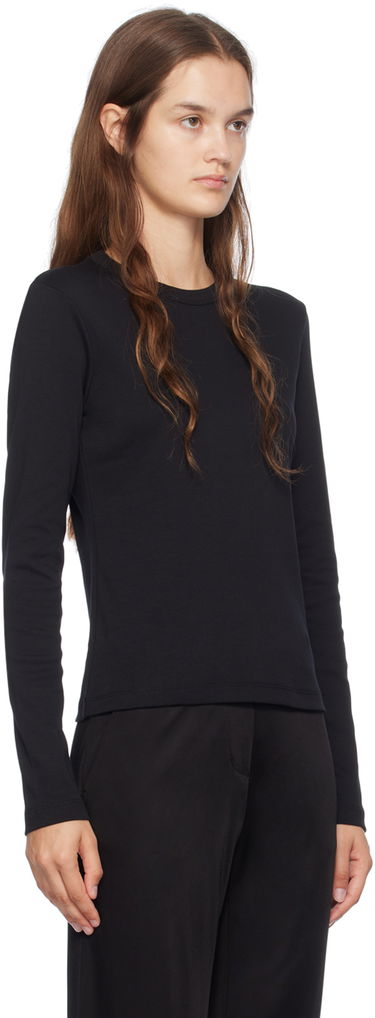 Tričko Helmut Lang Slim Long Sleeve T-Shirt Čierna | O06HW507, 3