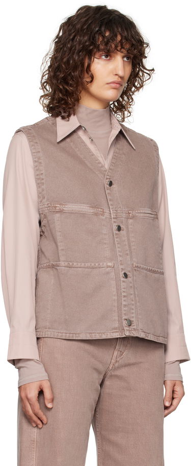 Vesta LEMAIRE Lemaire Denim Vest Zelené | OW1109 LD1008, 4
