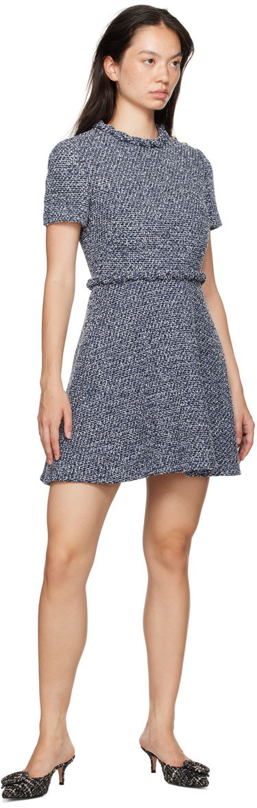 Tenisky a topánky Gianvito Rossi Portofino 55 Tweed Buckle Mules Čierna | G93006-55RIC-BCL, 4