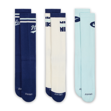 Ponožky Nike Everyday Plus Mid-Calf Socks (3 Pairs) Modrá | HJ9336-902, 3