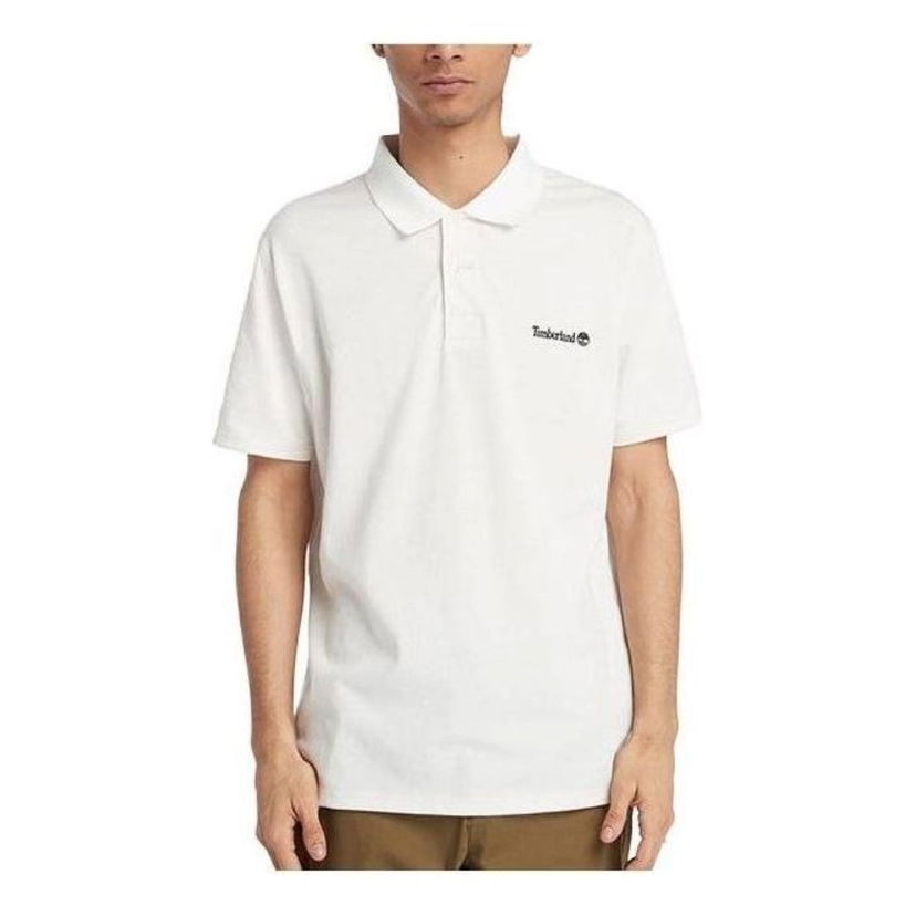 Polo tričko Timberland Retro Moisture-Wicking Polo Biela | A2ND5-CM9