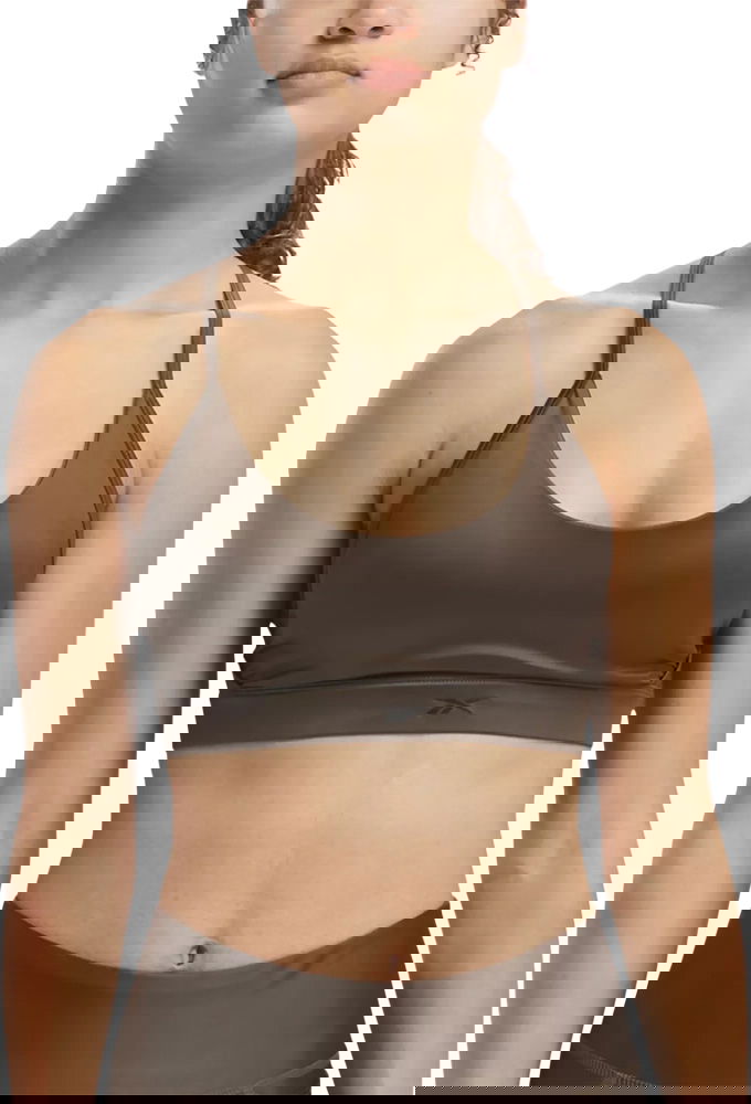 Podprsenka Reebok Lux Strappy Sports Bra Hnedá | 100036221, 0