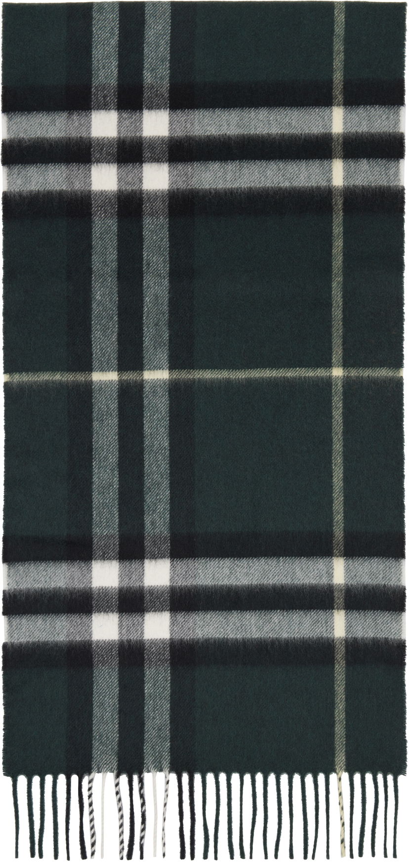 Šál Burberry Check Cashmere Scarf Zelené | 8112629