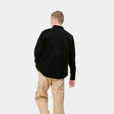 Košeľa Carhartt WIP L/S Madison Fine Cord Shirt Čierna | I030580_0D2_XX, 1