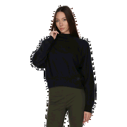 Mock Neck Relaxed Fit Sweatshirt