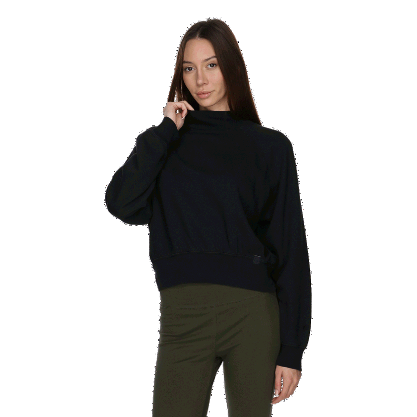 Mikina Champion Mock Neck Relaxed Fit Sweatshirt Čierna | 117637-KK001