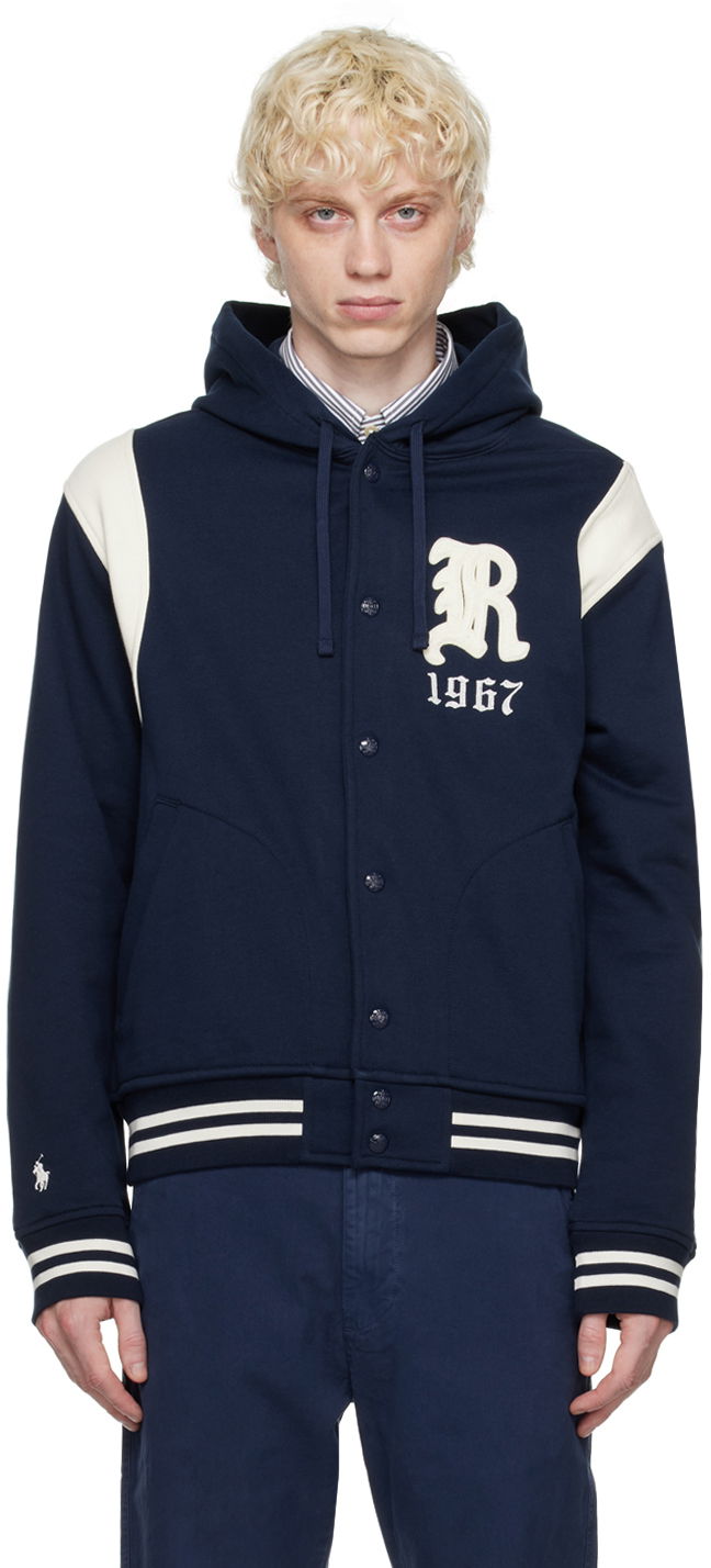 Bomber bunda Polo by Ralph Lauren Baseball Bomber Jacket Navy | 710917912001, 0
