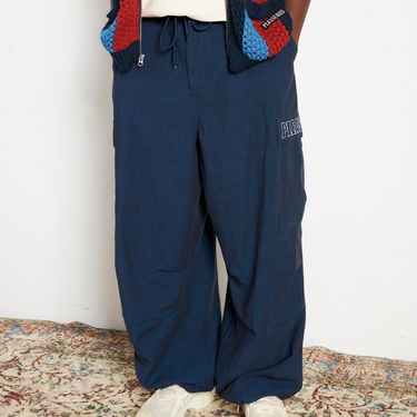 Cargo nohavice Pleasures Visitors Wide Fit Cargo Pants Navy | P23F012-NAVY, 1
