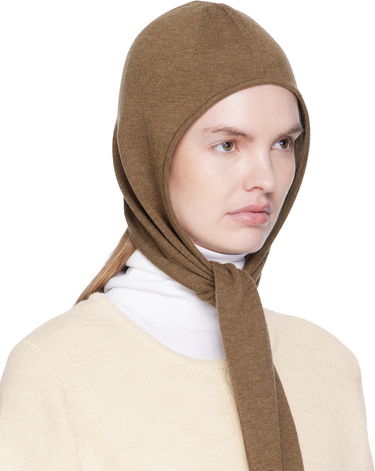 Kulicha LEMAIRE Lemaire Fine Wool Head Scarf Beanie Hnedá | AC1229 LK1045, 3