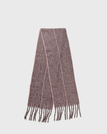 Šál Samsoe Samsoe Samsøe & Samsøe Sahilma Striped Knit Scarf Ružová | F24400061-TURKISH-WOOD-ST, 0