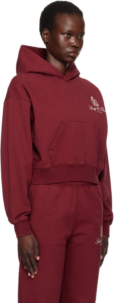 Mikina Sporty & Rich Vendome Women's Cropped Hoodie Červená | ST074506205RE10, 1