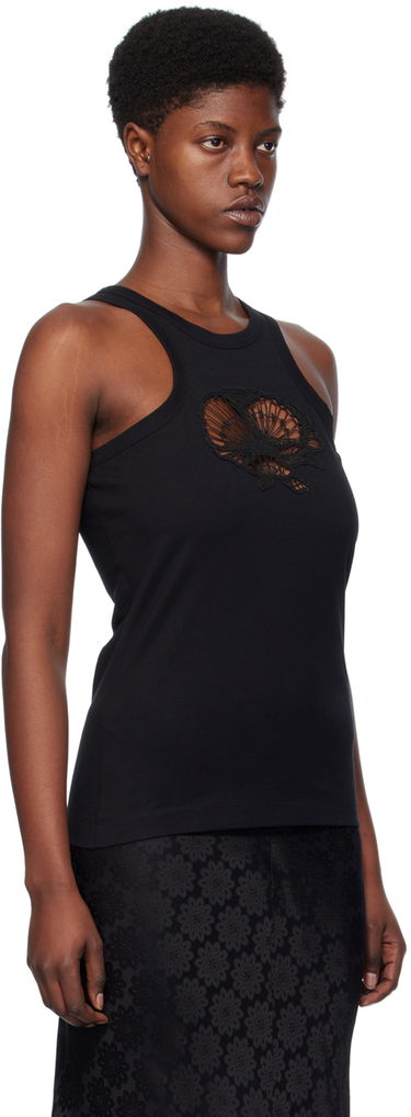 Tielko Stella McCartney Stella McCartney Crochet Cutout Tank Top Čierna | 6J02783SPY59, 1