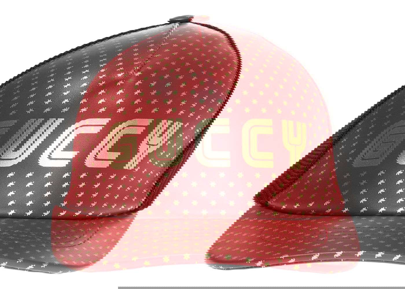 Šiltovka Gucci Guccy Star Print Baseball Velcro Strap Cap Červená | 426887 4HD68 6460, 0