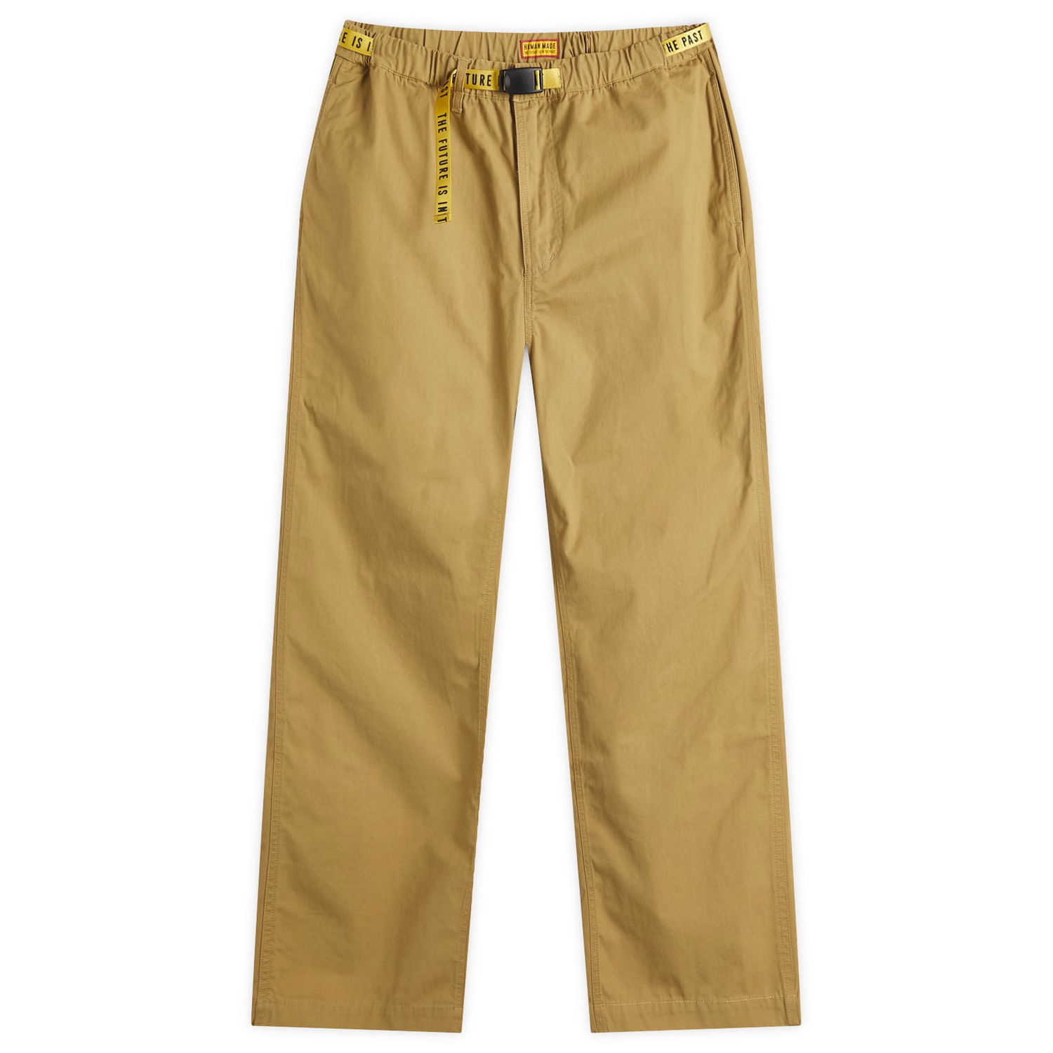 Nohavice Human Made Human Made Easy Belted Pant, Size Large Hnedá | HM29PT015-BEI, 1