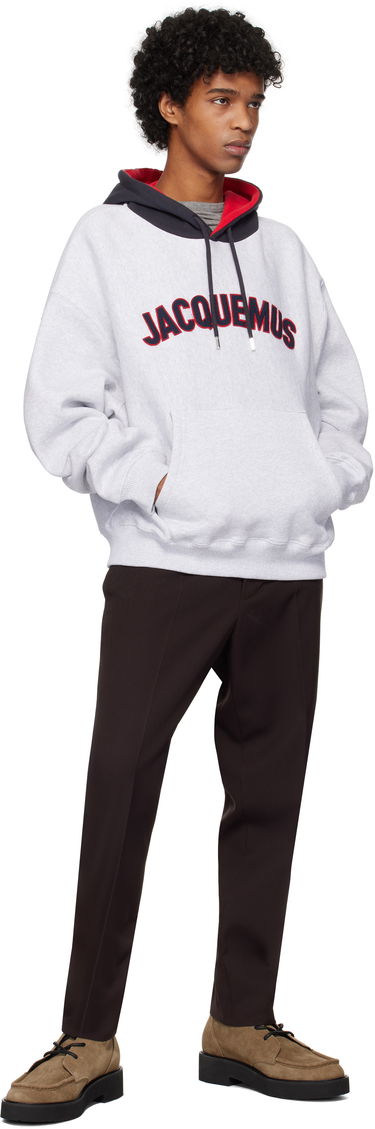 Mikina Jacquemus Jacquemus 'The Baseball' Hoodie Šedá | 25E255JS311-2462, 3
