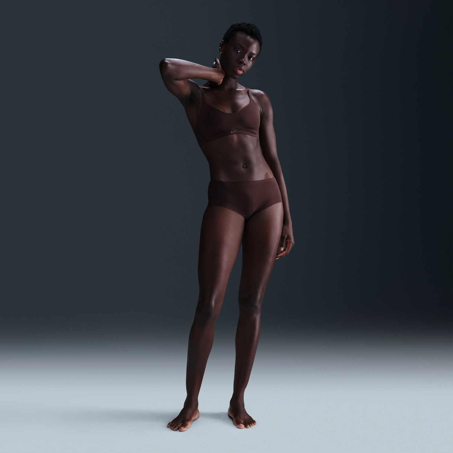 Podprsenka Nike Nike Leak Protection Boyshort Period Panties Hnedá | FZ1463-227, 0