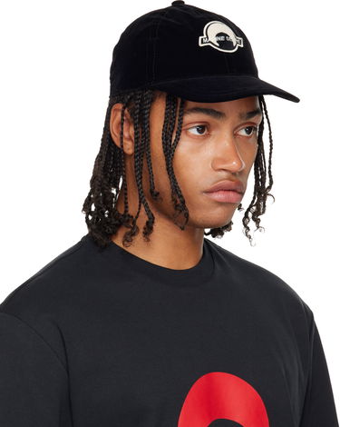 Šiltovka Marine Serre Marine Serre Velvet Baseball Cap Čierna | UHG048ACWOV0074, 1