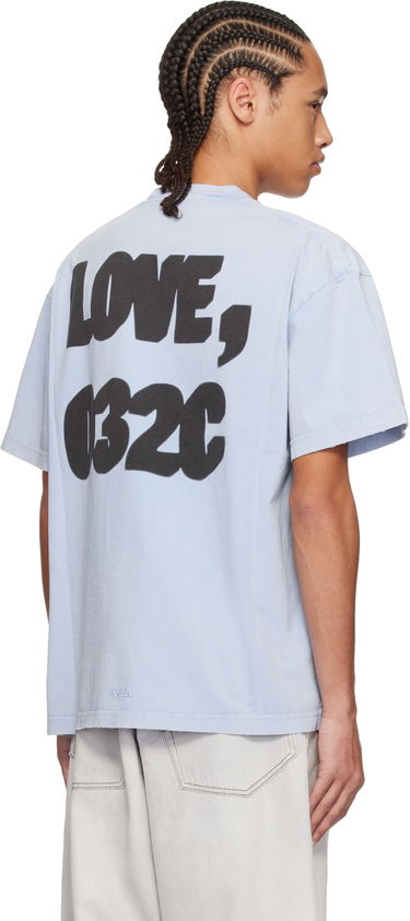 Tričko 032C 032c Loves T-Shirt Modrá | S25-URC-0111-350, 2