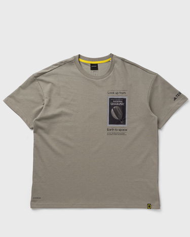 Tričko adidas Performance National Geographic AEROREADY Graphic Tee Béžová | KC2350, 3
