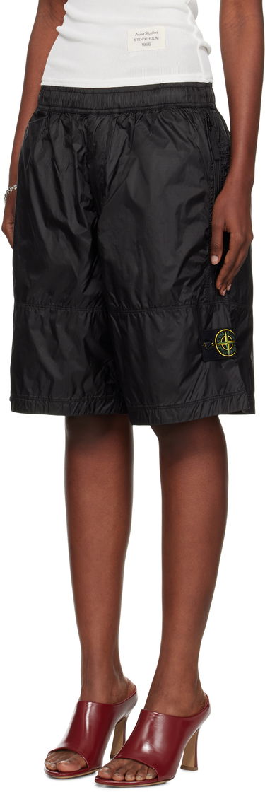 Šortky Stone Island Ripstop Light HT Nylon Shorts Čierna | K2S15 L100004 S0163, 3