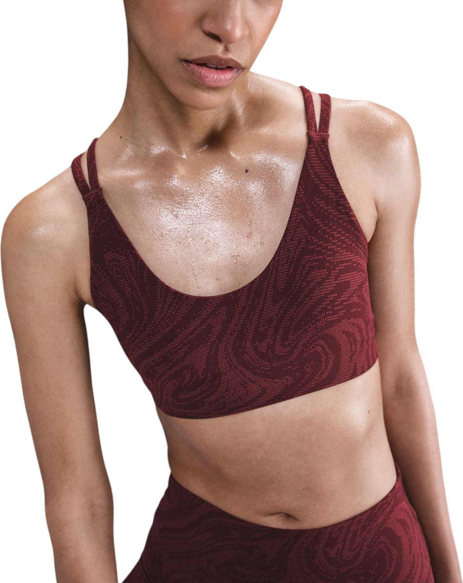 Podprsenka Nike Nike Zenvy Light-Support Padded Sports Bra Vínová | hq2802-652, 0