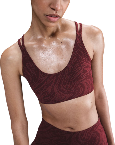Podprsenka Nike Nike Zenvy Light-Support Padded Sports Bra Vínová | hq2802-652, 0