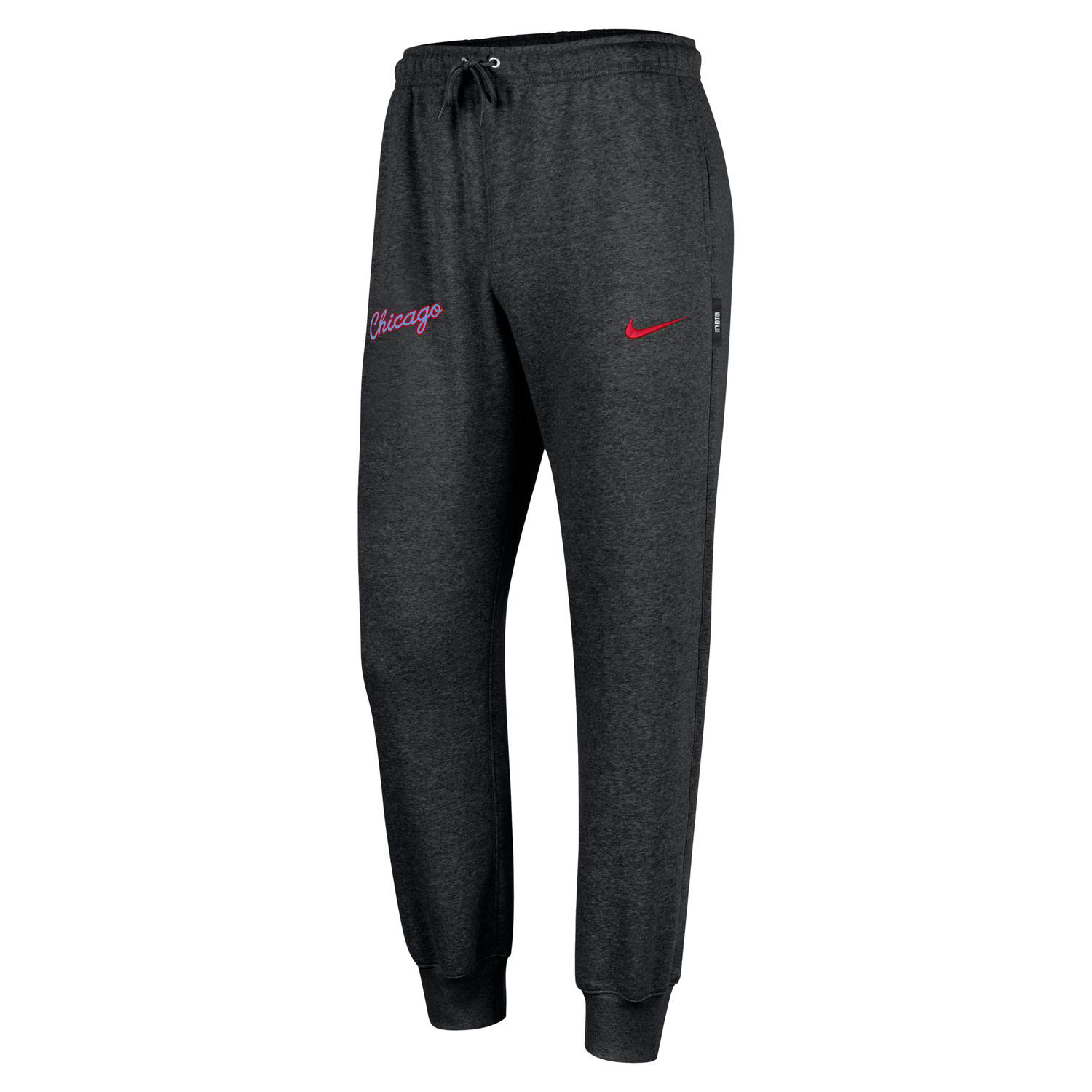 Tepláky Nike NBA Club Chicago Bulls City Edition Fleece Jogger Šedá | HQ5473-010, 1