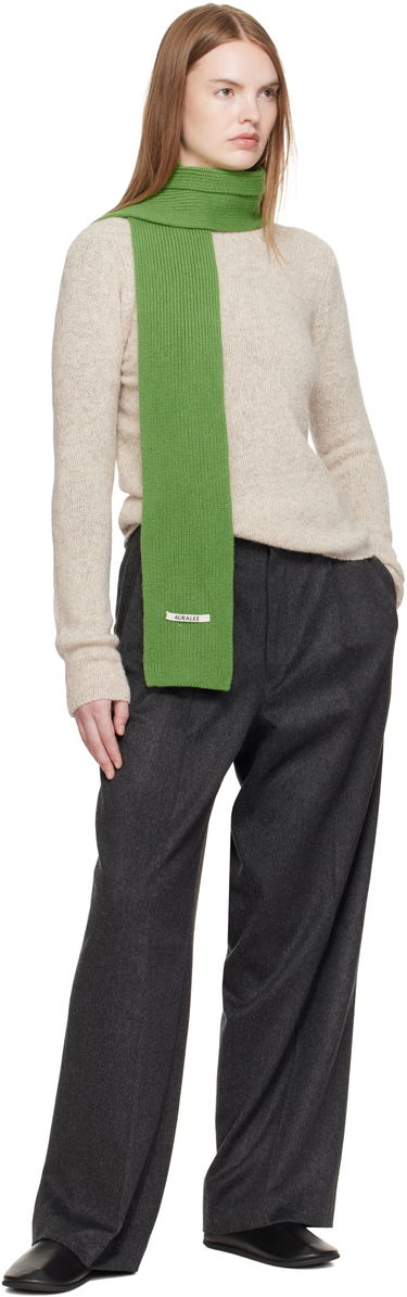 Šál AURALEE AURALEE Light Cashmere Knit Stole Šedá | A25AM07CJ, 1
